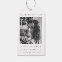 Memorial Seed Packs | Elegante Beerdigung Gefallen Geschenkanhänger