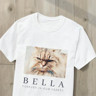 Memorial Simple Modern Chic Family Foto T-Shirt