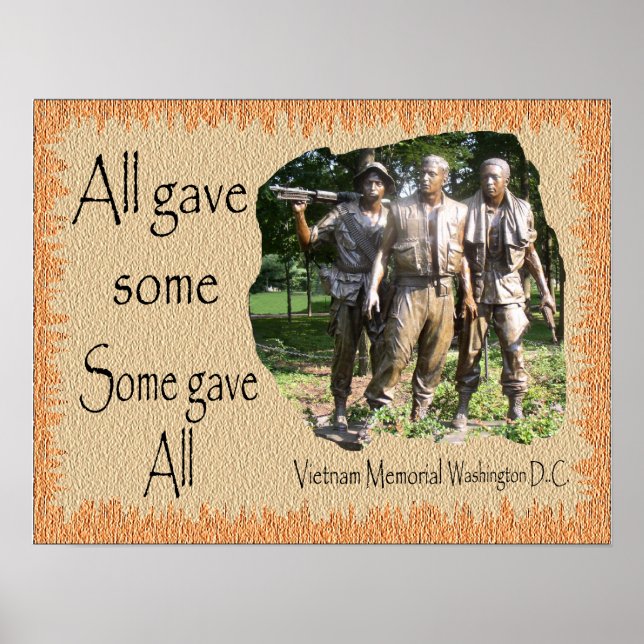 Memorial zu Vietnam Poster (Vorne)