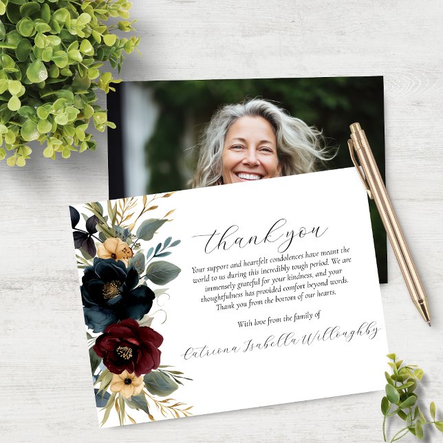 Memorial zum Foto der Burgundy Navy Dankeskarte (Von Creator hochgeladen)