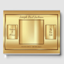 Memorial zum Gold-Foto Gästebuch