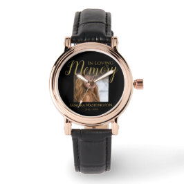 Memorial zum personalisierten Foto Armbanduhr