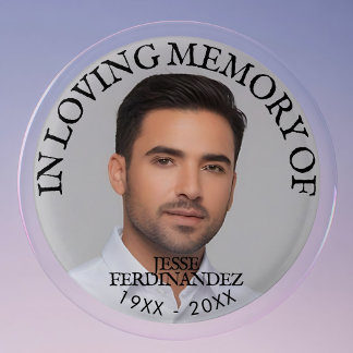 Memorial zum personalisierten Foto Button