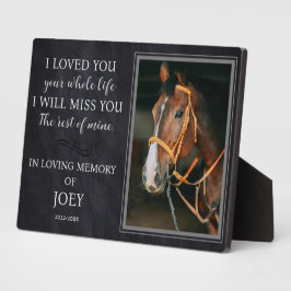 Memorial zum personalisierten Foto Fotoplatte