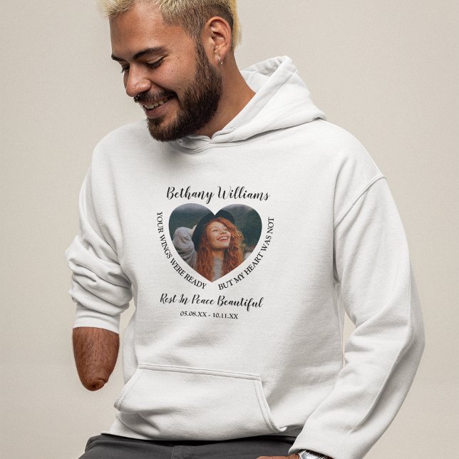 Memorial zum Personalisierten Foto Hoodie (Von Creator hochgeladen)