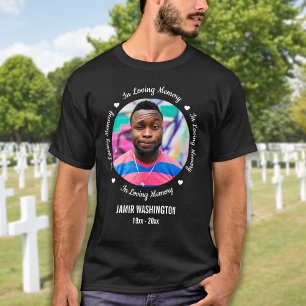 Memorial zum Thema Erinnerung für benutzerdefinier T-Shirt