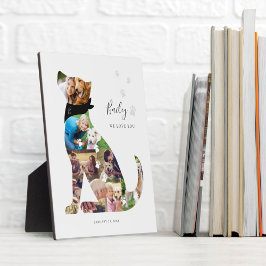 Memorial zum Thema "Love Memory Hund Foto Collage  Fotoplatte