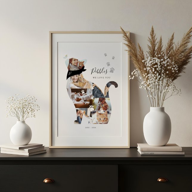 Memorial zur Erinnerung an die Lieblingskatze Leinwanddruck (Von Creator hochgeladen)