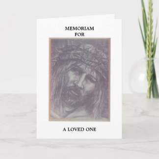 Memoriam Card Karte