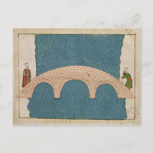 Memorie Turchesche zeigt die Galata-Brücke Postkarte (Vorderseite)