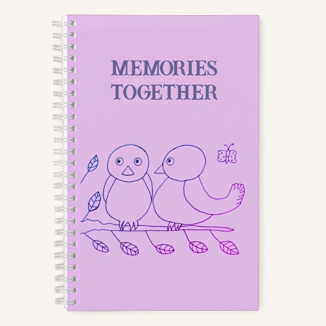 Memories Together Journal Notebook Notizbuch (Vorderseite)