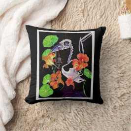 Memory Maps Herbst Vibes Raven Skelett Plakat Tot Kissen