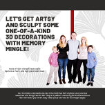 Memory Mingle 3D Mobile Masterpiece Ornament Fotoskulptur Ornament<br><div class="desc">Mit unserem Foto Cut-Out 3D Mobile Ornament erleben Sie das Außergewöhnliche - ein atemberaubendes Erlebnis für Ihre Erinnerungen! Das ist nicht nur ein Ornament, sondern ein Meisterwerk, das ausgeschnittene Fotografie nahtlos mit der Anmut eines mobilen Displays verbindet. Jedes Ornament, das für Ehrfurcht geschaffen wurde, bringt Ihre Fotos mit Dynamik und...</div>