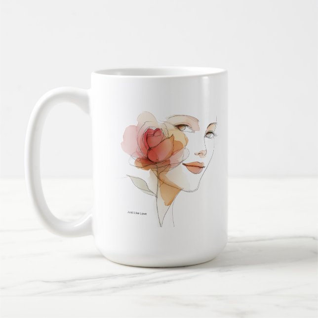 MemoryUs – “Just Like Love” Lyric Coffee Mug Kaffeetasse (Links)