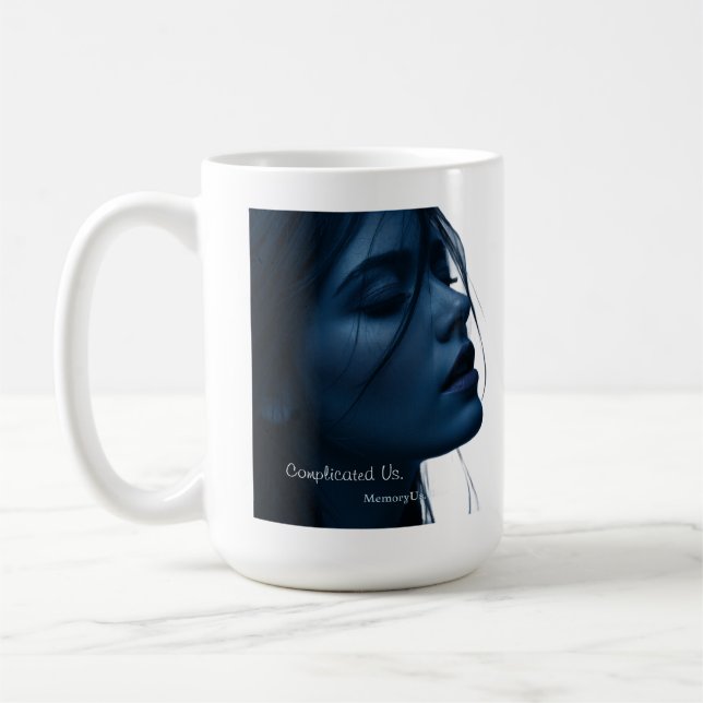 MemoryUs. Komplizierte Wir Lyrik-Tasse Kaffeetasse (Links)
