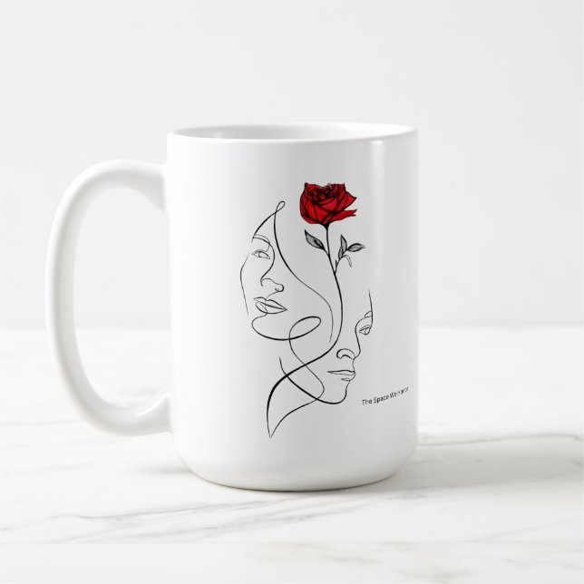 MemoryUs „The Space We Honor“ Lyrik-Kaffeetasse  Kaffeetasse (Links)