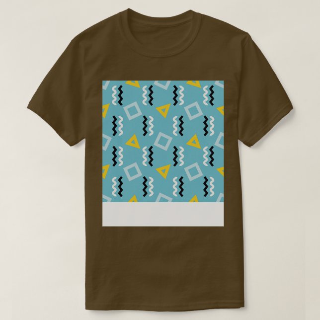 Memphis 80er Style Graphic Design Pattern T-Shirt (Design vorne)