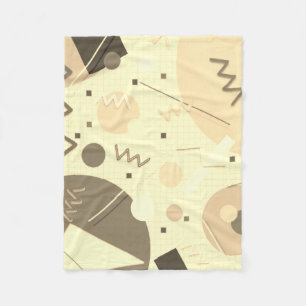 Memphis #82 Sepia Fleecedecke