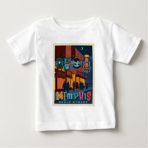 Memphis   Beale Street Neon Baby T-shirt