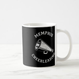 Memphis Cheer Distressed Retro 90er Cheerleader  Kaffeetasse