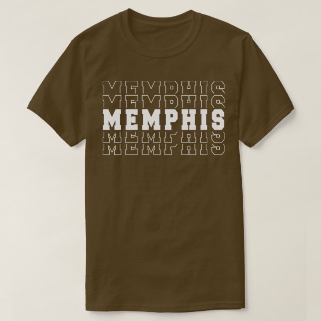 Memphis city Tennessee Memphis TN 1 T-Shirt (Design vorne)