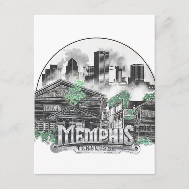 Memphis City Tennessee USA Postkarte (Vorderseite)