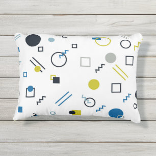 Memphis, cool, trendig, moderne geometrische Kunst Kissen Für Draußen