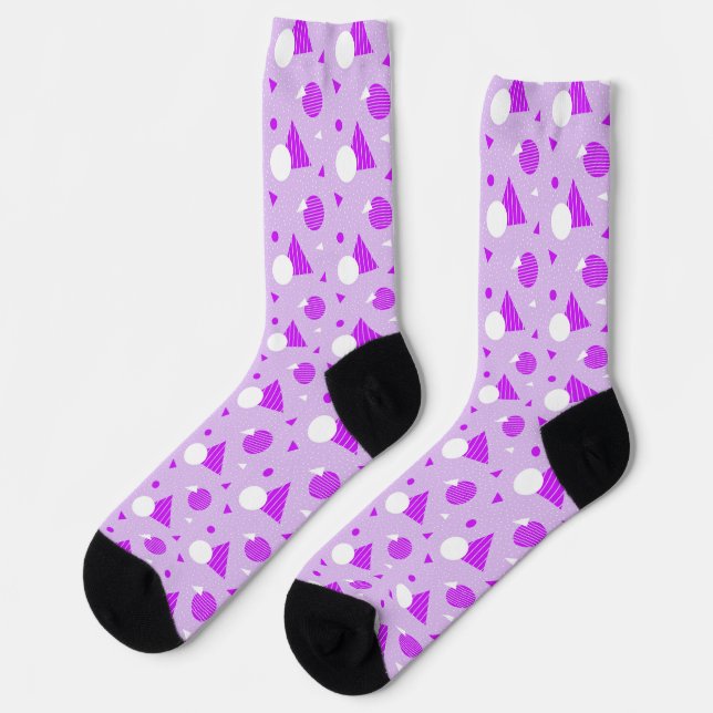 Memphis-Crew-Socken Socken (Linkes Detail)