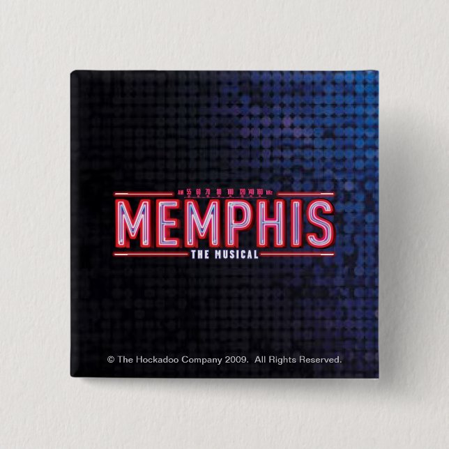 MEMPHIS - das musikalische Logo Button (Vorderseite)