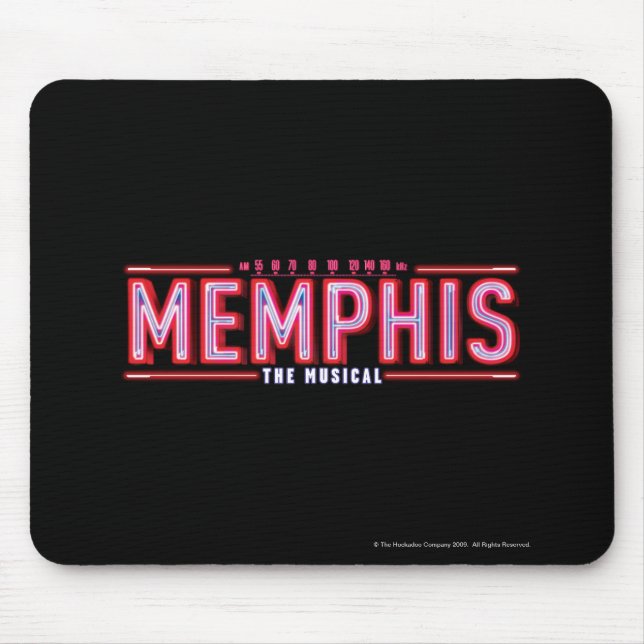 MEMPHIS - das musikalische Logo Mousepad (Vorne)