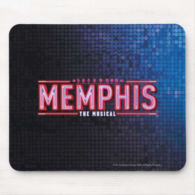 MEMPHIS - das musikalische Logo Mousepad (Vorne)