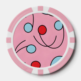Memphis Design Drupes Pokerchips