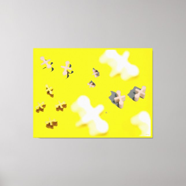 Memphis Design Jacks Leinwanddruck (Vorderseite)