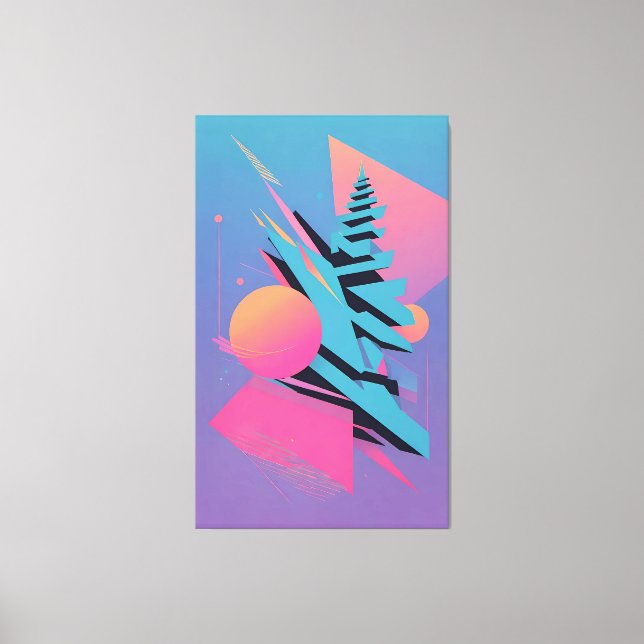 Memphis Design - Ken Gage Art Leinwanddruck (Vorderseite)