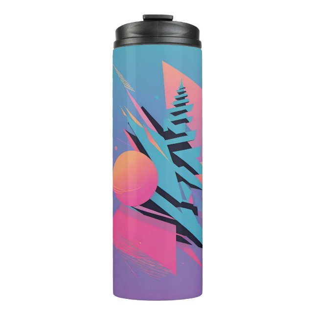 Memphis Design - Ken Gage Art Thermosbecher (Vorderseite)