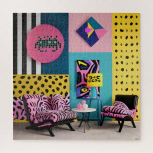 Memphis Design Rezeption Traum Puzzle