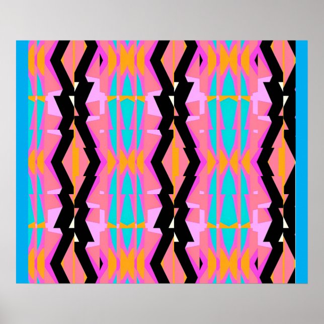 Memphis Design Wire Poster (Vorne)