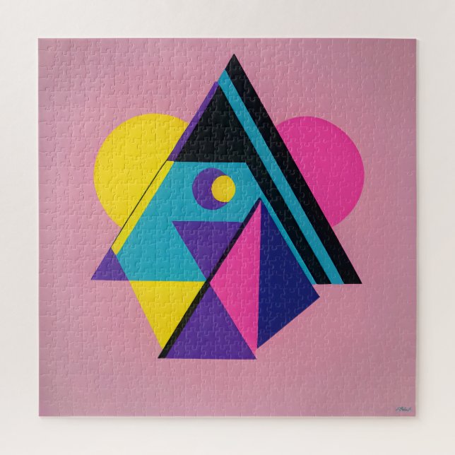 Memphis Design Wohnen Puzzle (Vertikal)