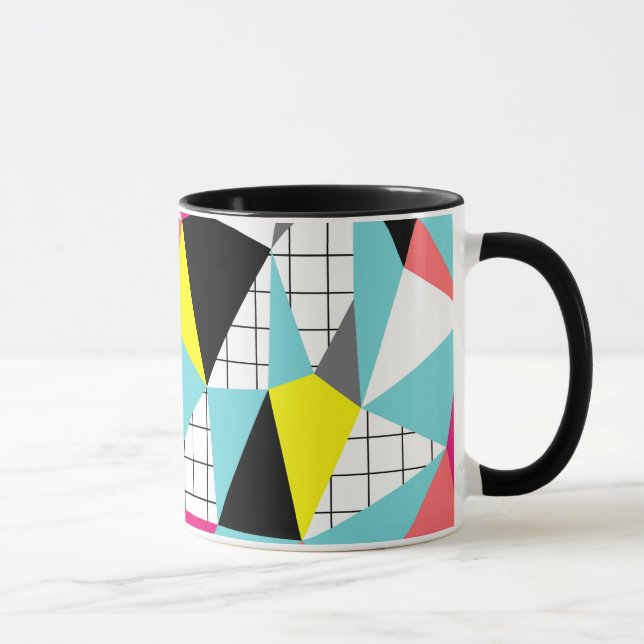 Memphis, geometrische Formen Tasse (Rechts)