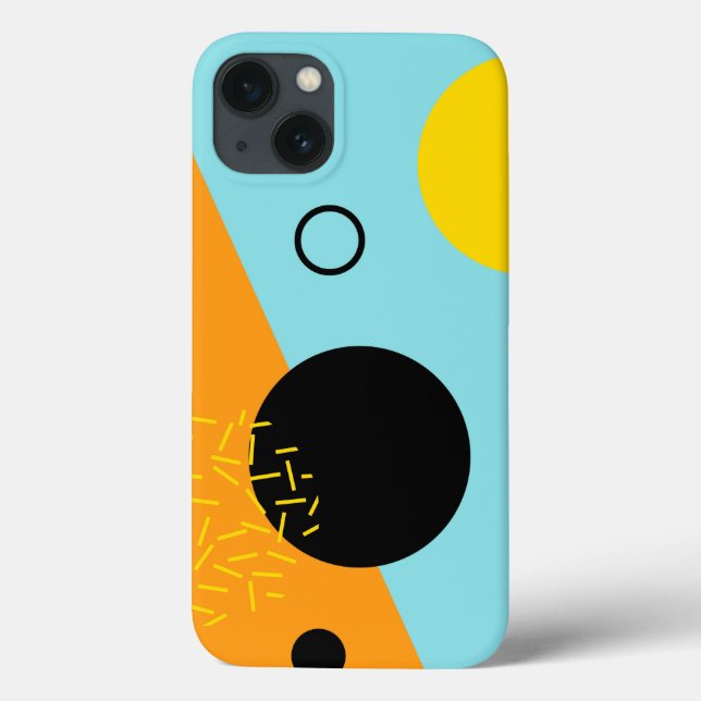Memphis, Hipster, trendy, coole Illustrationskunst Case-Mate iPhone Hülle (Rückseite)