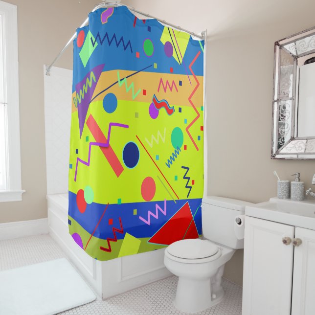 Memphis Nr. 59 Duschvorhang (Beispiel)