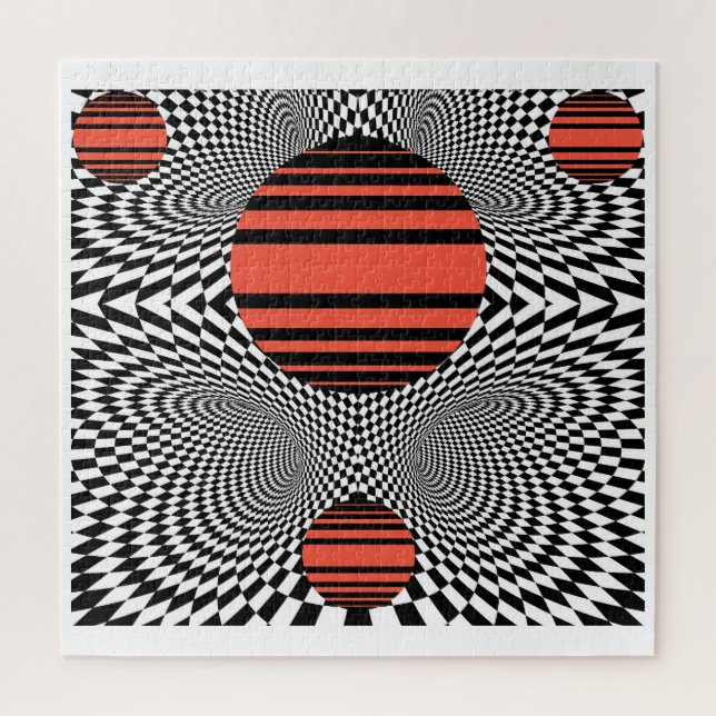 Memphis OpArt Puzzle (Vertikal)