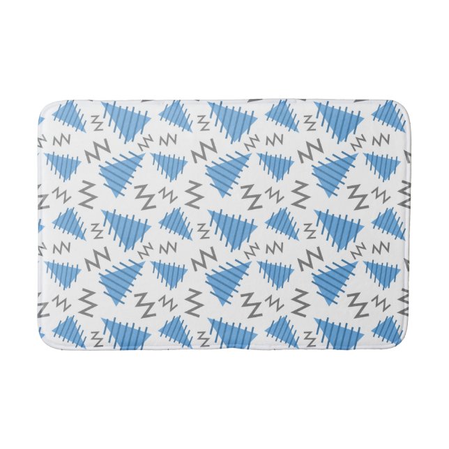 Memphis Pattern Badmatten Badematte (Vorderseite)