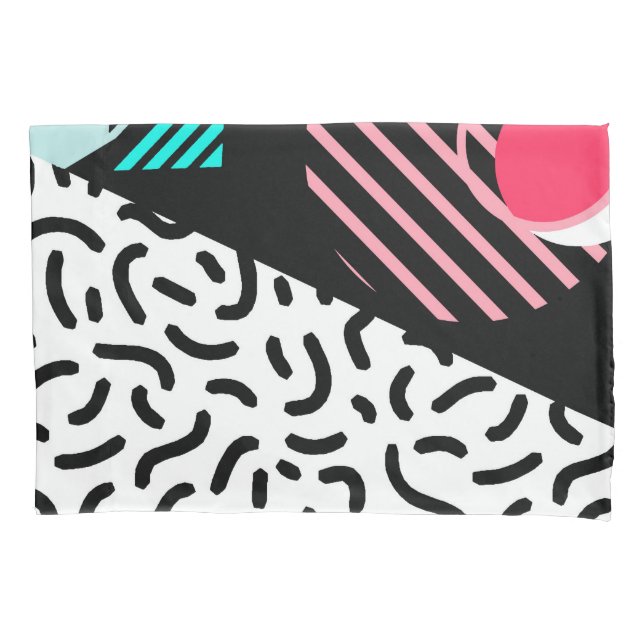 Memphis Pattern Kissenbezug (Vorderseite)