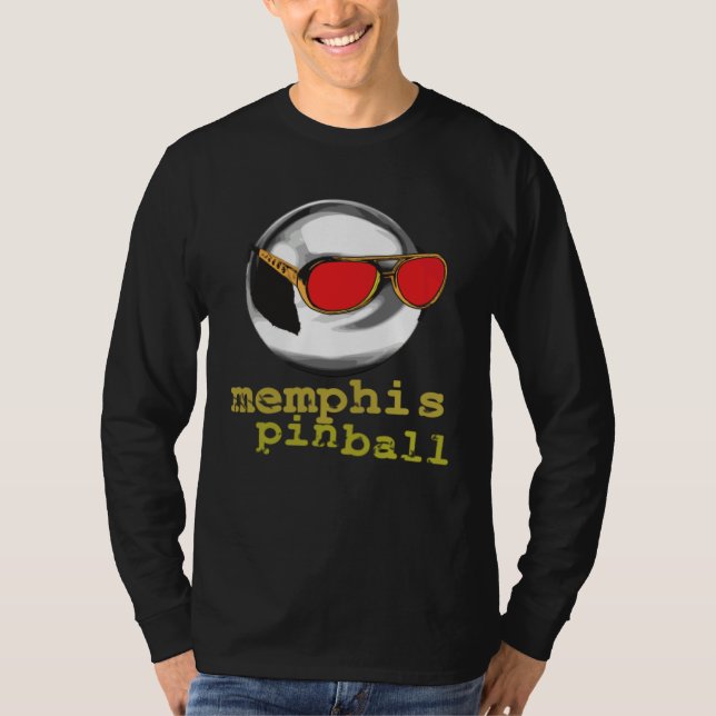 Memphis Pinball Takin  Care of Business Shades T-Shirt (Vorderseite)
