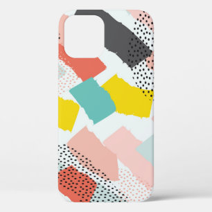 Memphis-Pinselstriche: vintage Muster. Case-Mate iPhone Hülle
