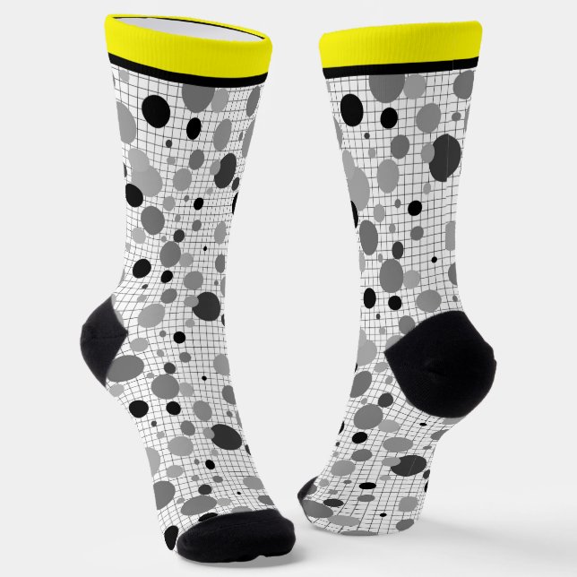 Memphis polka dockt Socken (Gewinkelt)