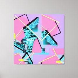 Memphis Pong Exchange Leinwanddruck