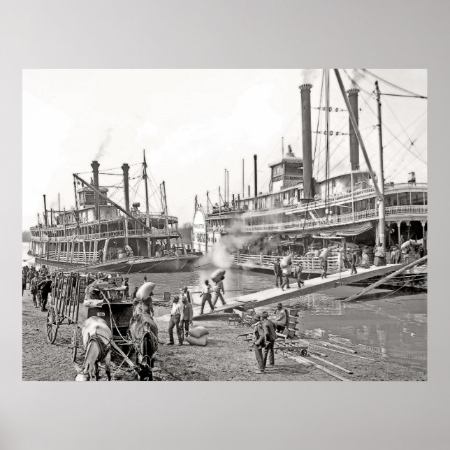 Memphis Riverboats Poster (Vorne)