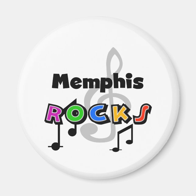 Memphis Rocks Magnet (Vorne)